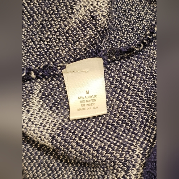 Kirra Blue & White Striped Cardigan with Stars - Picture 7 of 7